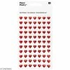 Stickers Gel Rico Design - Petits Coeurs Rouge - 77 Pcs