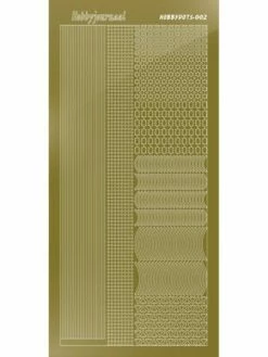 Find It™ Stickers Hobbydots Série 02 Miroir Or