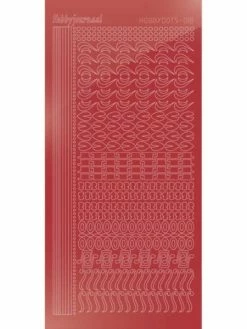 Find It™ Stickers Hobbydots Série 18 Miroir Rouge Noël