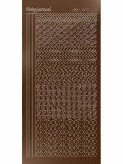 Find It™ Stickers Hobbydots Série 19 Miroir Marron