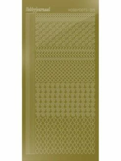 Find It™ Stickers Hobbydots Série 19 Miroir Or