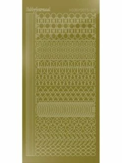 Find It™ Stickers Hobbydots Série 21 Miroir Or