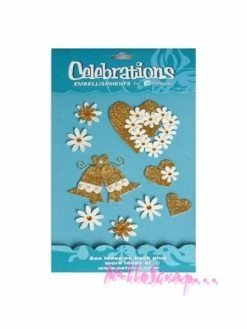 Stickers Mariage - Petaloo - 9 Pièces