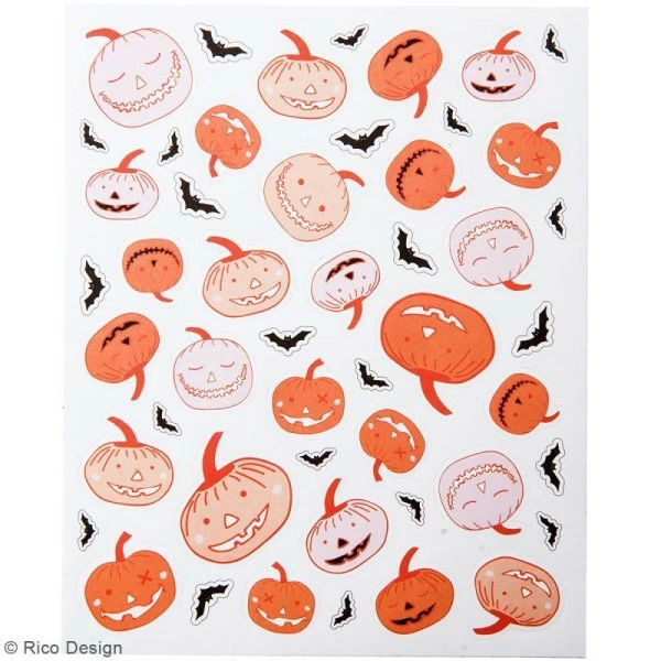 Rico Design Stickers Métallisés Halloween - 260 Pcs 2 Rico Design Stickers Métallisés Halloween - 260 Pcs – Image 2