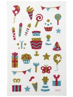 Creativ Company Stickers Pailletés - Anniversaire - 1 à 3,5 Cm - 27 Pcs -V-Zug shop stickers pailletes anniversaire 1 a 35 cm 27 pcs p 2