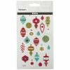 Creativ Company Stickers Pailletés - Boules De Noël - 1,4 à 3 Cm - 22 Pcs