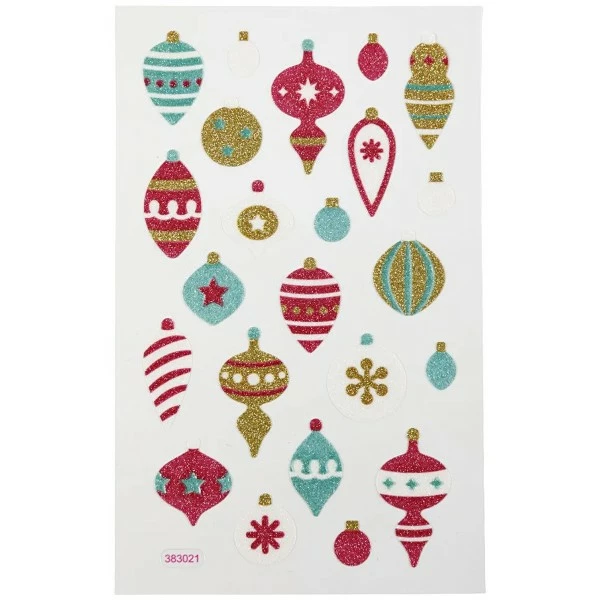 Creativ Company Stickers Pailletés - Boules De Noël - 1,4 à 3 Cm - 22 Pcs 2 Creativ Company Stickers Pailletés - Boules De Noël - 1,4 à 3 Cm - 22 Pcs – Image 2