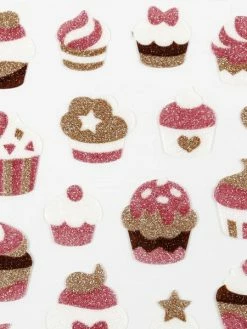 Creativ Company Stickers Pailletés - Cupcakes - 1 à 2,4 Cm - 22 Pcs -V-Zug shop stickers pailletes cupcakes 1 a 24 cm 22 pcs p 3