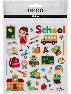 Creativ Company Stickers Papier - Ecole - 32 Pcs -V-Zug shop stickers papier ecole 32 pcs p 2