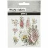 Creativ Company Stickers Papier Washi - Fleurs - 30 Pcs