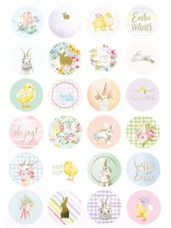 Graine Créative Stickers Pâques - 48 Pcs