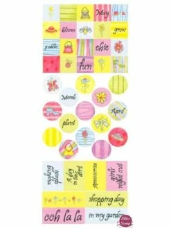 Provo Craft Stickers Printemps Provocraft 30 X 12 Cm Scrapbooking