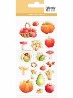Artemio Stickers Puffies - Fall In Love - Fruits - 18 Pcs