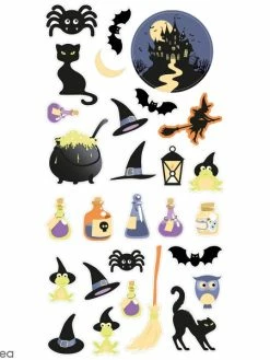 Artemio Stickers Puffies Halloween - Potions - 28 Autocollants