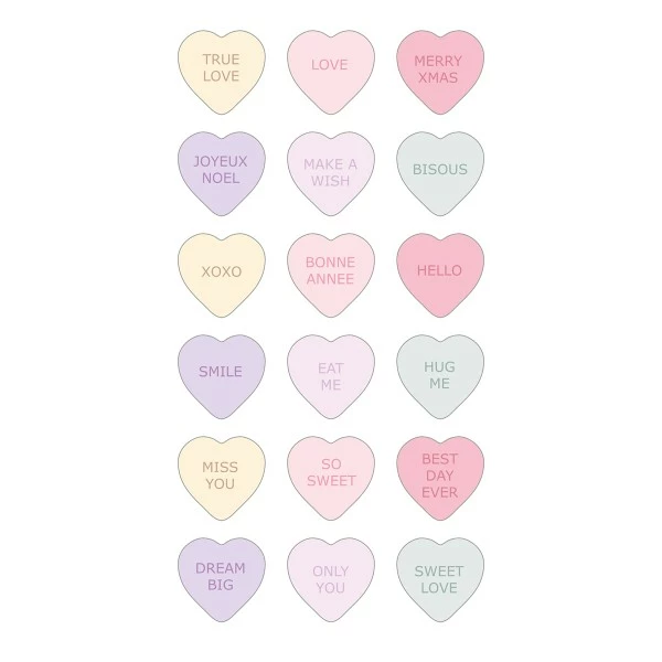 Artemio Stickers Puffies Il était Une Fois - Coeur - 18 Pcs Environ 2 Artemio Stickers Puffies Il était Une Fois - Coeur - 18 Pcs Environ – Image 2