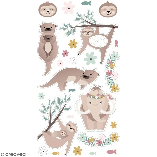 Artemio Stickers Puffies No Stress - Friends - 25 Autocollants 1 Artemio Stickers Puffies No Stress - Friends - 25 Autocollants