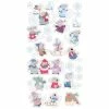 Artemio Stickers Puffies Souris Et Flocons - 25 Pcs Environ