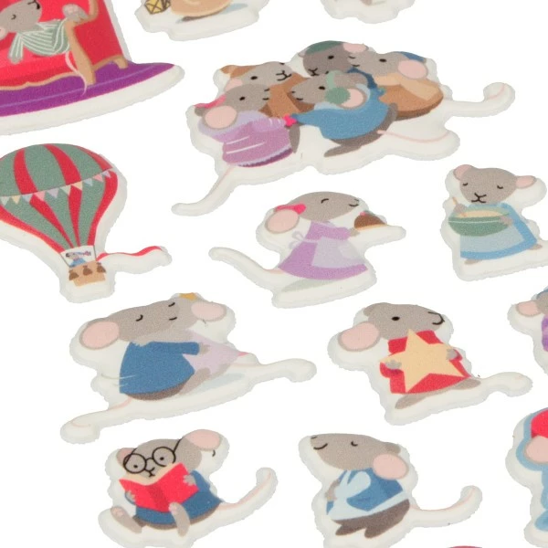 Artemio Stickers Puffies Souris Et Noël - 16 Pcs Environ 2 Artemio Stickers Puffies Souris Et Noël - 16 Pcs Environ – Image 2