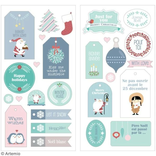 Artemio Stickers Puffies XL My Little Xmas - Noël - 27 Autocollants 2 Artemio Stickers Puffies XL My Little Xmas - Noël - 27 Autocollants – Image 2