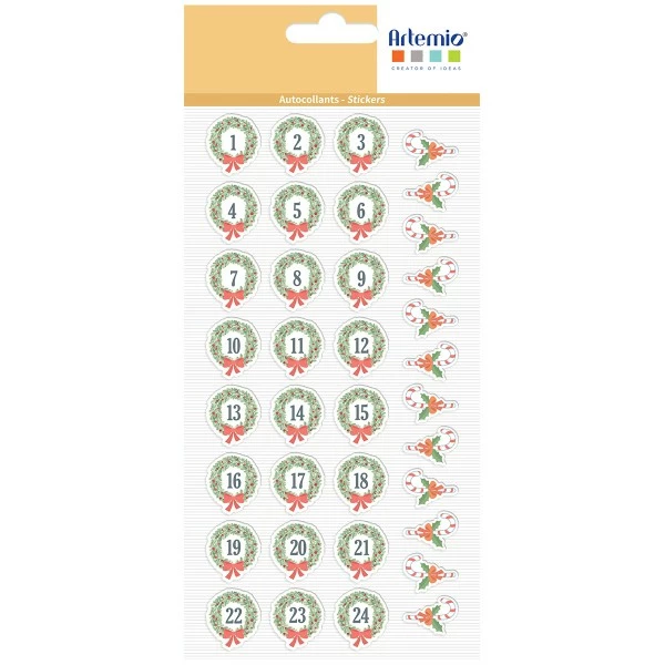 Artemio Stickers Puffies XL Noël - Beary Christmas - 2,3 Cm - 37 Pcs 1 Artemio Stickers Puffies XL Noël - Beary Christmas - 2,3 Cm - 37 Pcs