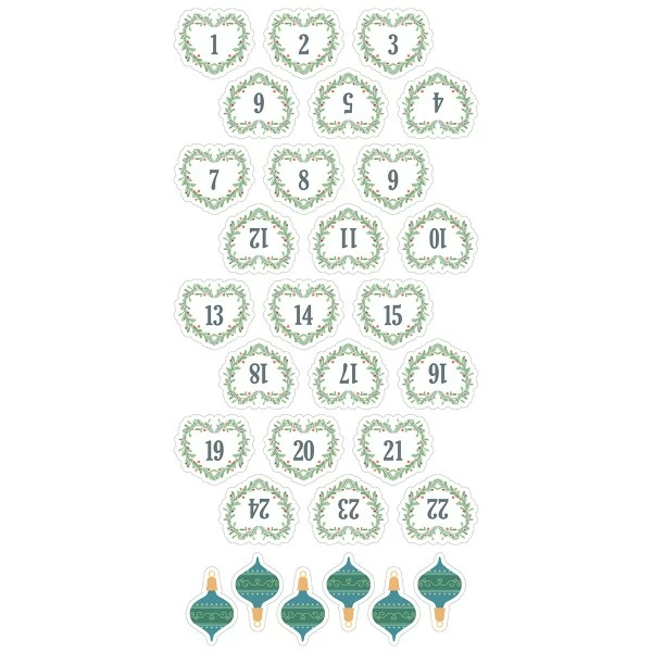 Artemio Stickers Puffies XL Noël - Beary Christmas - 2,7 Cm - 30 Pcs 2 Artemio Stickers Puffies XL Noël - Beary Christmas - 2,7 Cm - 30 Pcs – Image 2