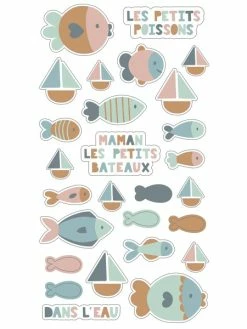 Artemio Stickers Puffy Mes Jolies Comptines - Poissons - 26 Pcs