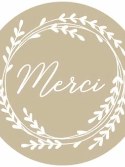 Stickers Ronds Artemio Collection On Se Marie - Merci Kraft - 3 Feuilles -V-Zug shop stickers ronds artemio collection on se marie merci kraft 3 feuilles p 2