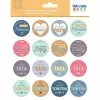 Artemio Stickers Ronds - Collection Mes Jolies Comptines - Annonce Grossesse - 32 Pcs