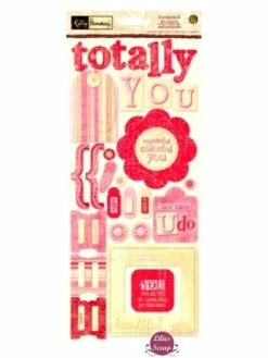 Stickers Sandylion Love Totally You 32 X 14 Cm Scrapbooking