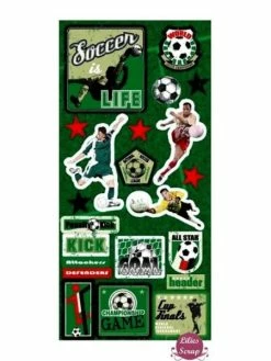 Stickers Sandylion Sport Football 30 X 14 Cm Scrapbooking