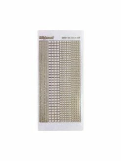 Find It™ Stickers Shiny Détails 008 - Carrés Paillettés Or