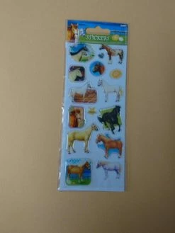 Glorex Stickers Sur Le Thème Des Chevaux