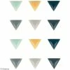Artemio Stickers Triangles Epoxy - Woodland - 12 Pcs