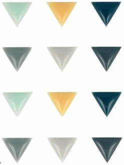 Artemio Stickers Triangles Epoxy - Woodland - 12 Pcs