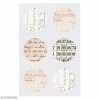 Rico Design Stickers Vintage - Notes - 2 Planches - 24 Pcs