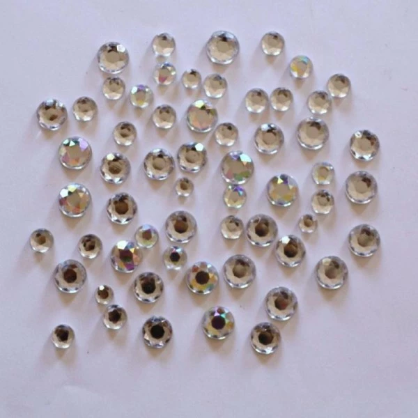 Tricot Créations Strass Rond à Coller Lot De 100 Transparent : Diamètre Mixte - 002119 1 Tricot Créations Strass Rond à Coller Lot De 100 Transparent : Diamètre Mixte - 002119