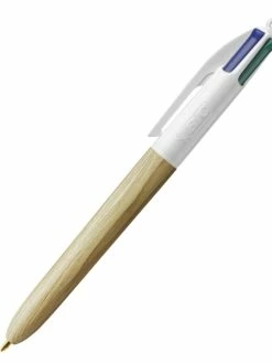 Bic Stylo à Bille Rétractable 4Colours "Wood Style"