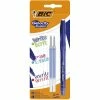 Stylo Bic Gel Ocity Illusion + Recharges - Encre Gel Effaçable - Bleu - 3 Pcs