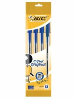 Stylo Bille Cristal - Sachet De 4 - Bleu - Bic