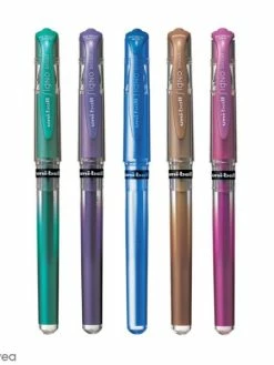 Uni Stylo Encre Gel écriture Signo Broad 1 Mm - Couleurs Métallisées