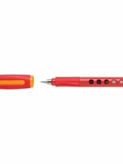 Faber-Castell Stylo Plume éducatif "Scribolino" - Gaucher - Rouge
