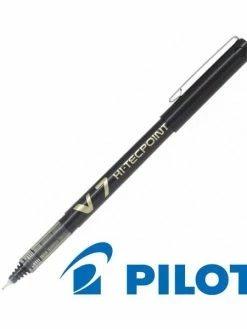 Stylo Roller Hi-Tecpoint V7 Pointe Moyenne Noir Pilot