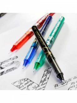 Stylo Roller Hi-Tecpoint V7 Pointe Moyenne Noir Pilot -V-Zug shop stylo roller hi tecpoint v7 pointe moyenne noir pilot p 3