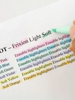 Surligneur Effaçable Pilot - FriXion Light Soft - Plusieurs Coloris Disponibles -V-Zug shop surligneur effacable pilot frixion light soft plusieurs coloris disponibles p 3