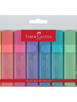 Faber-Castell Surligneur "Textliner 1546 Pastel" - Etui De 8