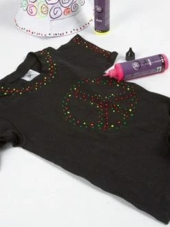 Creativ Company T-shirt à Manches Courtes - Noir - 1 Pce -V-Zug shop t shirt a manches courtes noir 1 pce p 3