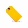 MlleScrap Tags, étiquettes Papier Jaune - 5 Pièces