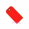 MlleScrap Tags, étiquettes Papier Rouge - 5 Pièces