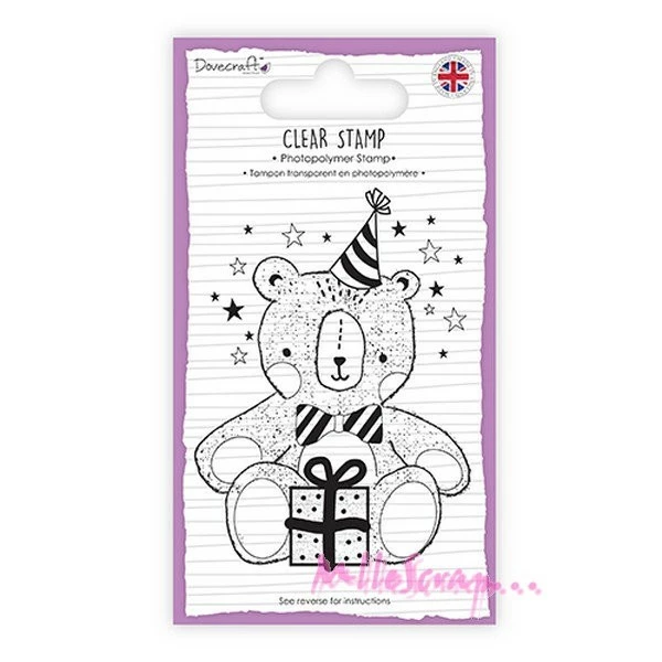 Tampo Transparent - Dovecraft - Petit Ours 1 Tampo Transparent - Dovecraft - Petit Ours