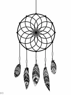 Artemio Tampon Bois - Attrape Rêve - 12 X 6,5 Cm